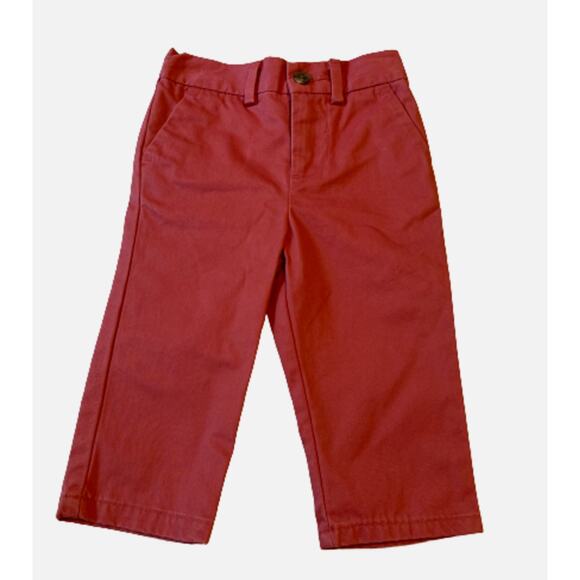 Boy's Ralph Lauren Red Chino Pants, 9M, NWT - Picture 1 of 3